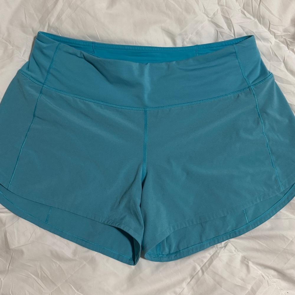 Lululemon Athletic 8 Speed Shorts Women's Teal